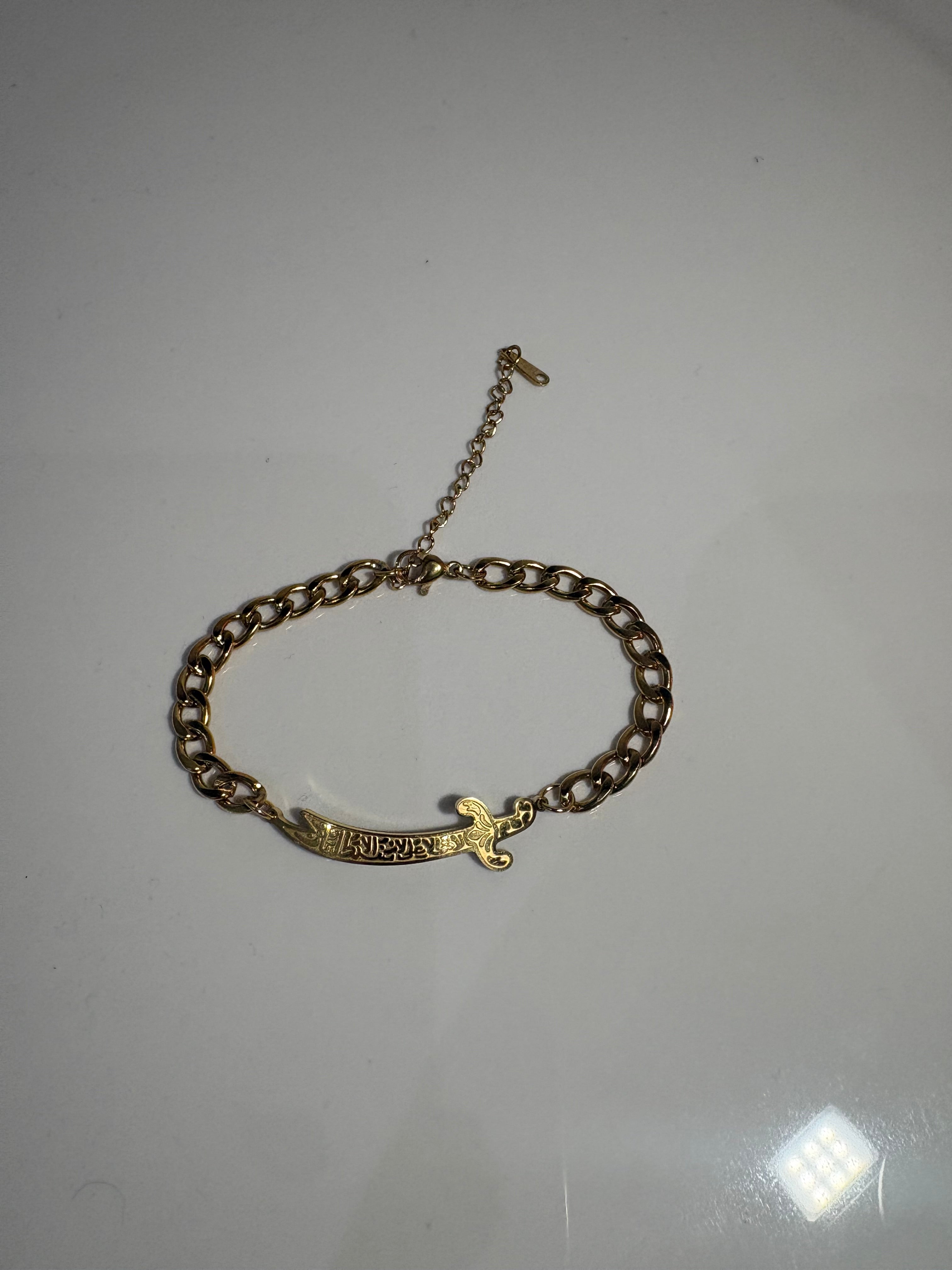 Sword Cuban Bracelet