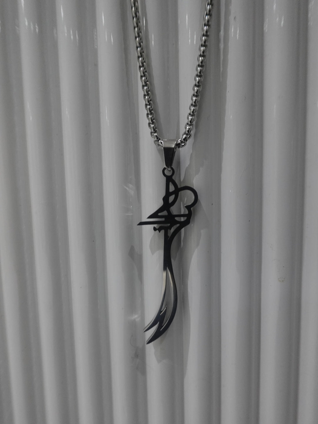 Zulfiqar Heart Necklace