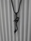 Zulfiqar Heart Necklace