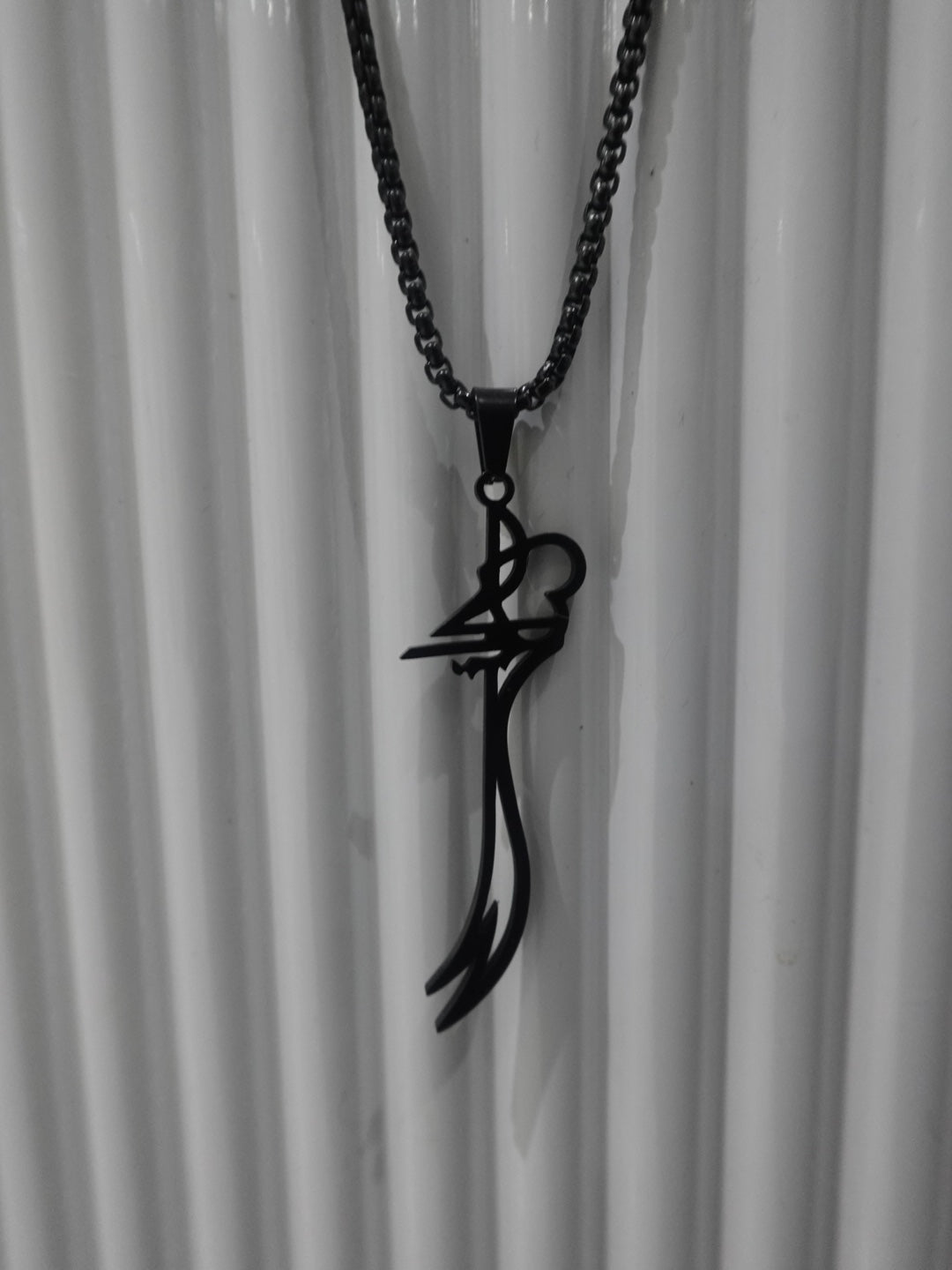 Zulfiqar Heart Necklace